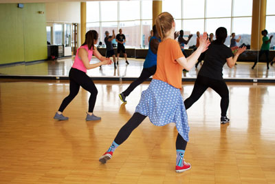 Zumba dancers