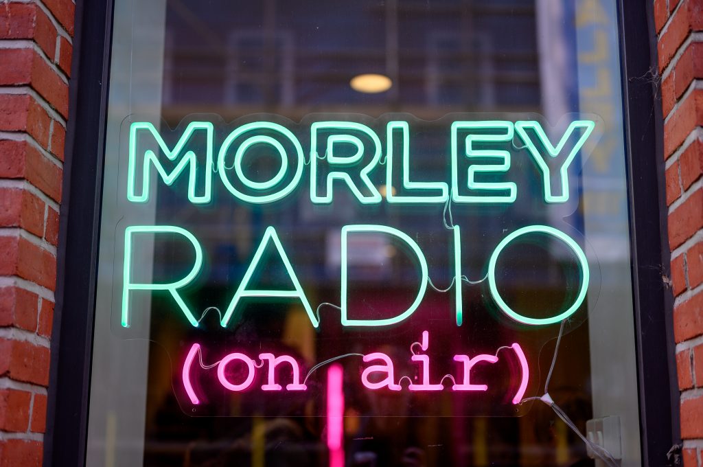 Morley Radio sign