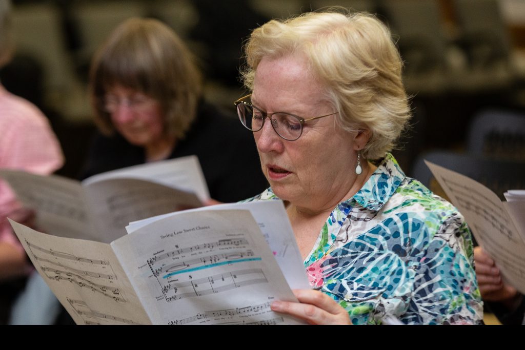 vocal studies student