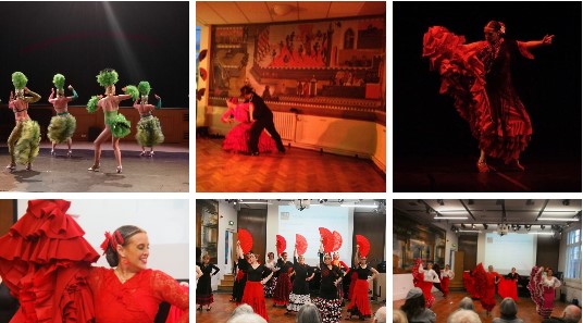 Collage of dance photos