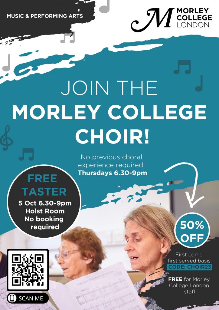Morley College Choir flyer 