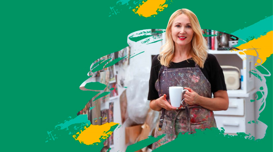Higher education make it happen green banner